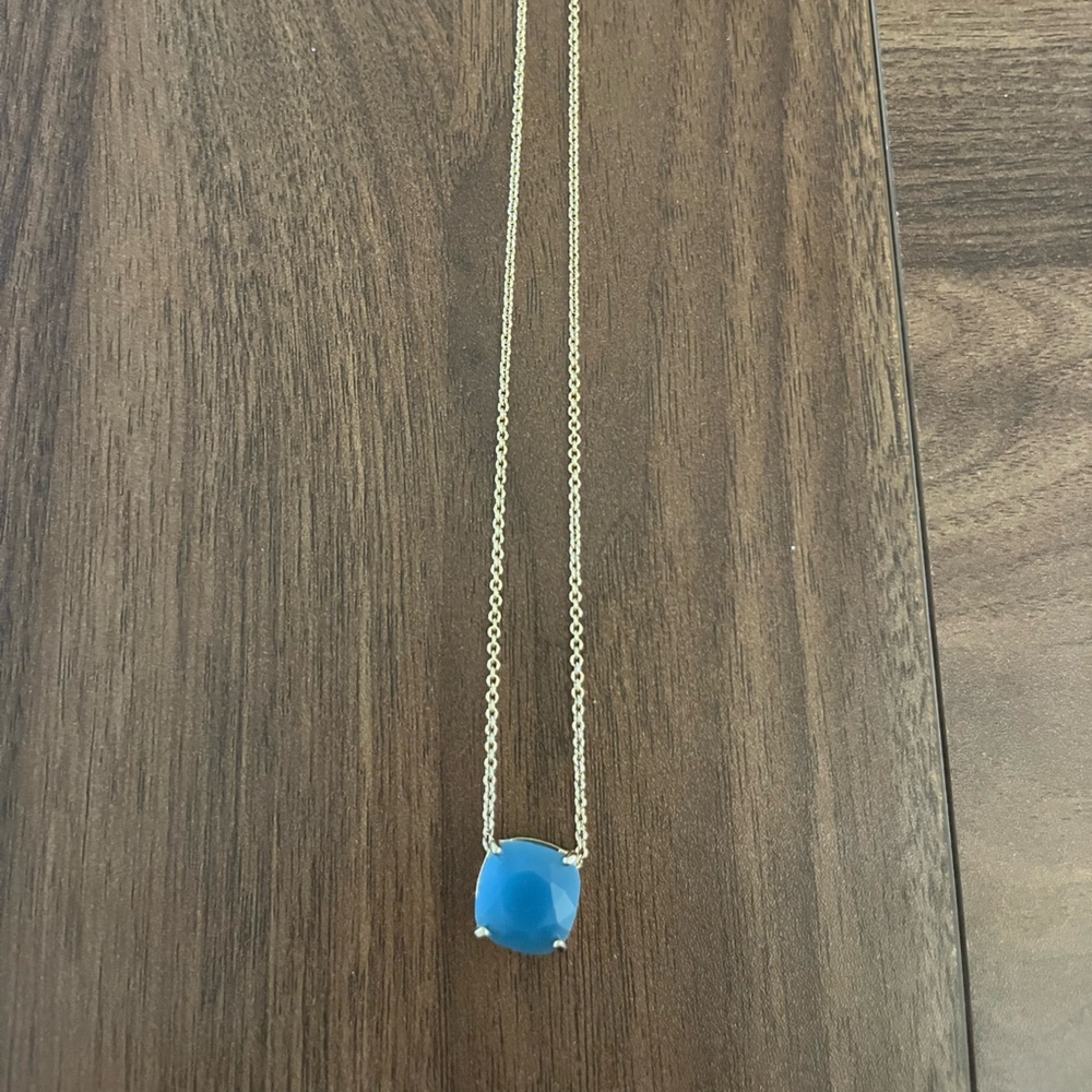 Kate Spade Blue Pendant Necklace